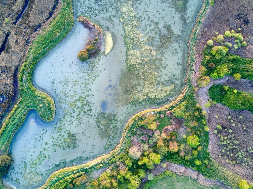 Aerial photo. Photo by Olivier Mesnage on Unsplash