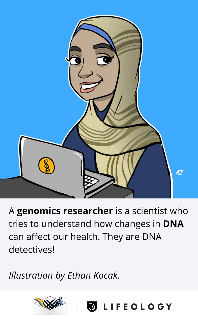 Genomics researcher