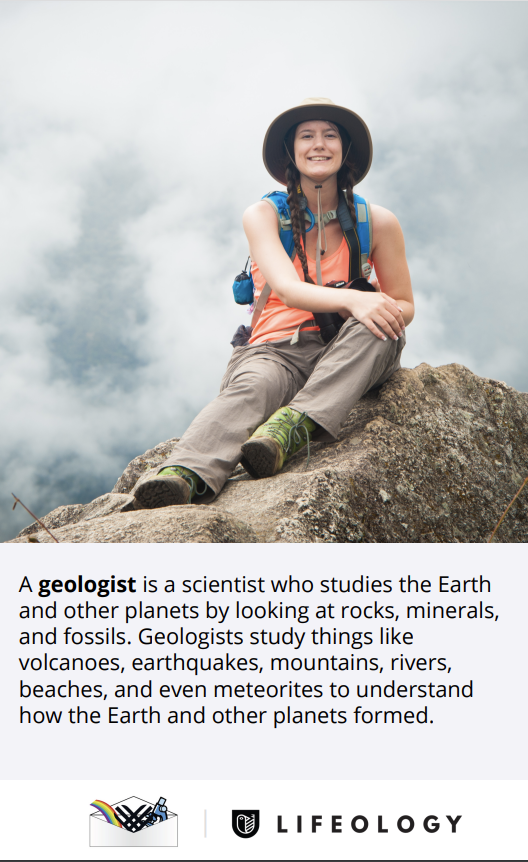 Geologist Career Card