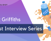 A blog banner featuring a photo of Matt Griffiths along with an example of his illustration.