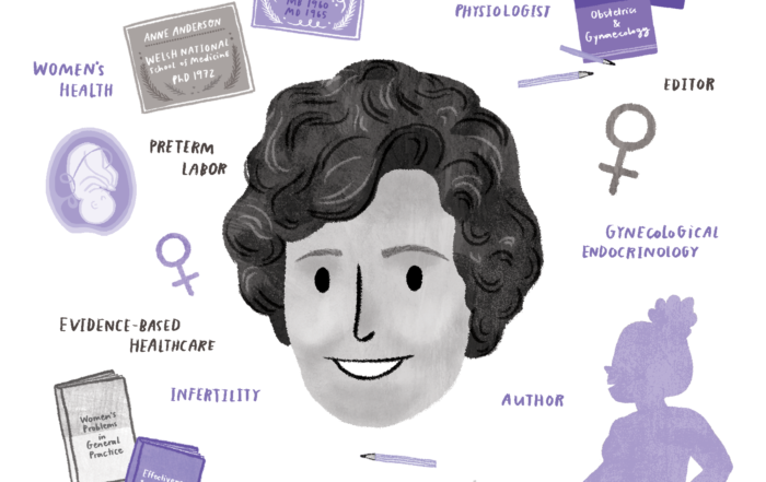 Drawing of Anne Anderson