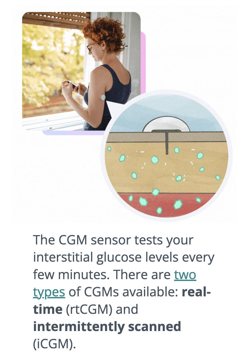 Screenshot from How to Use a CGM course
