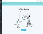 Screenshot of landing page in Lifeology Builder